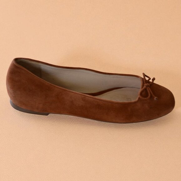 Jack Rogers Brown Suede Ballet Flats | Size 8.5 | New - Picture 1 of 7